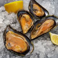 Мидии на полустворке