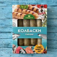 Колбаски рыбные тунец / креветка / сыр